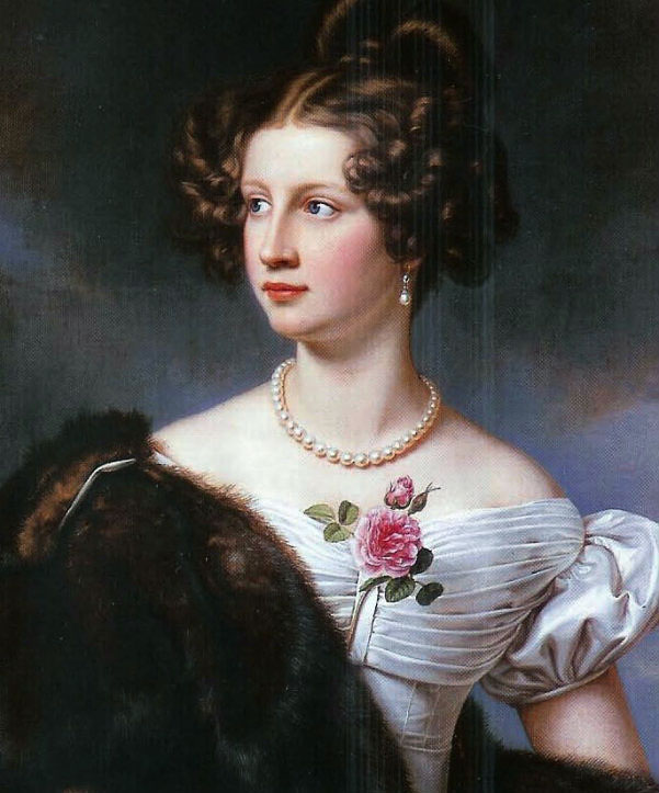 И. Штилер. Портрет баронессы Амалии Крюденер, 1828