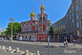 Церковь Всех святых на панораме Яндекса