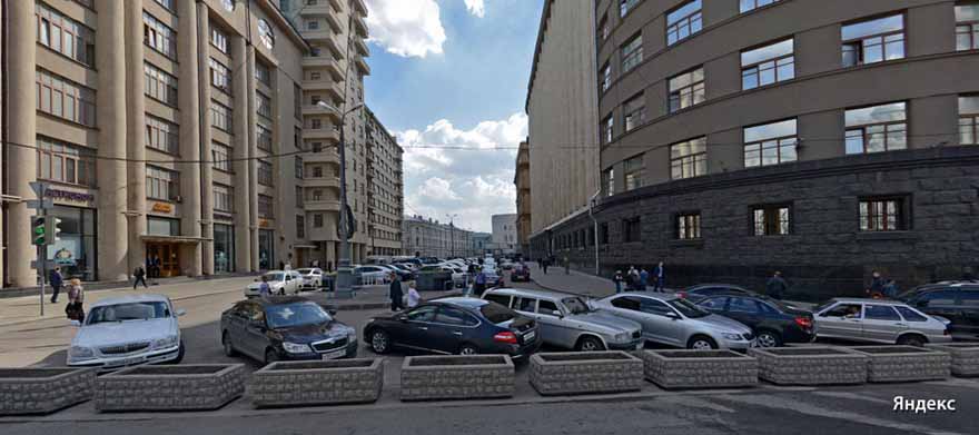 Фуркасовский переулок на панораме
